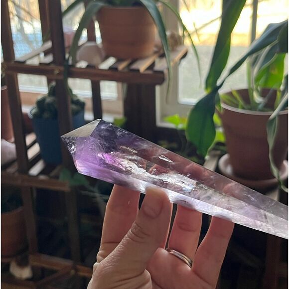 🛑SOLD🛑6” High Quality Amethyst Crystal Root Wand - Picture 6 of 12